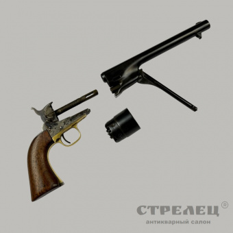 фото — револьвер капсюльный кольт (colt), модель 1860 года, сша